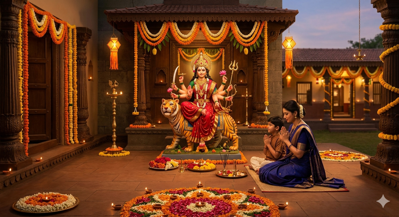 Ab ke navrat mere angna padharo lyrics hindi