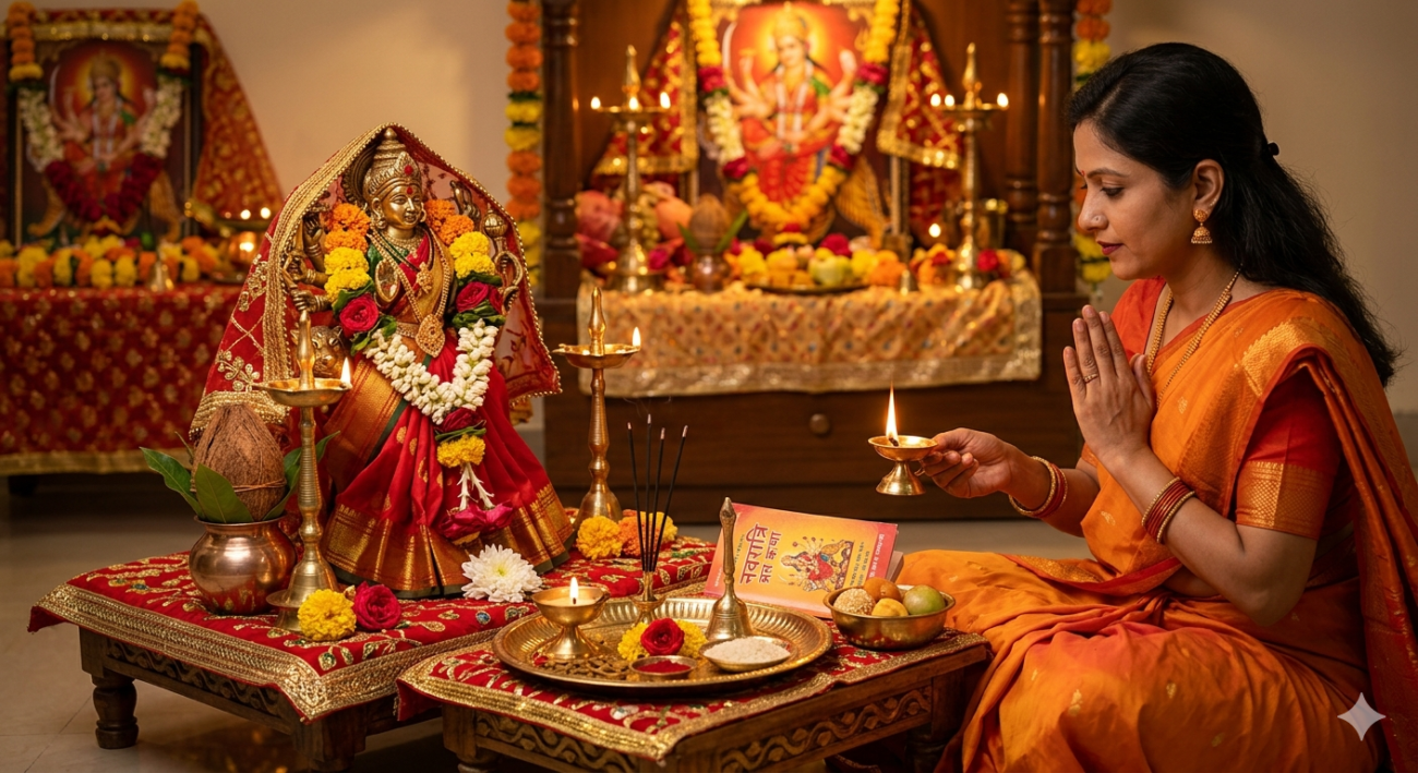 नवरात्रि व्रत कथा (Navratri Vrat Katha)