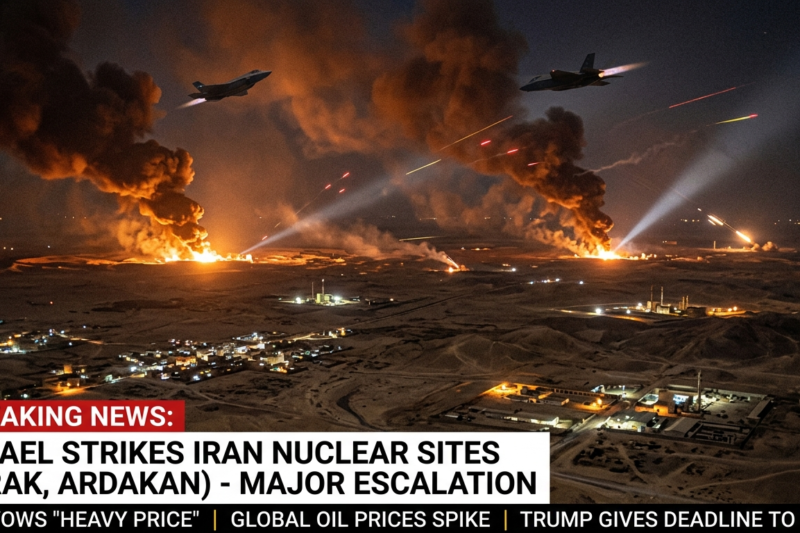 Israel-Iran War Update 2026: Israeli Air Force Strikes Iranian Nuclear Facilities; Tehran Vows ‘Heavy Price’ as Tensions Explode