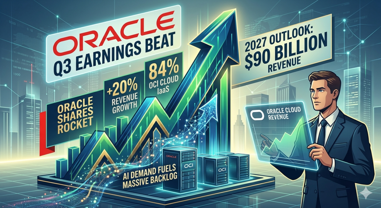 Oracle Stock Surges