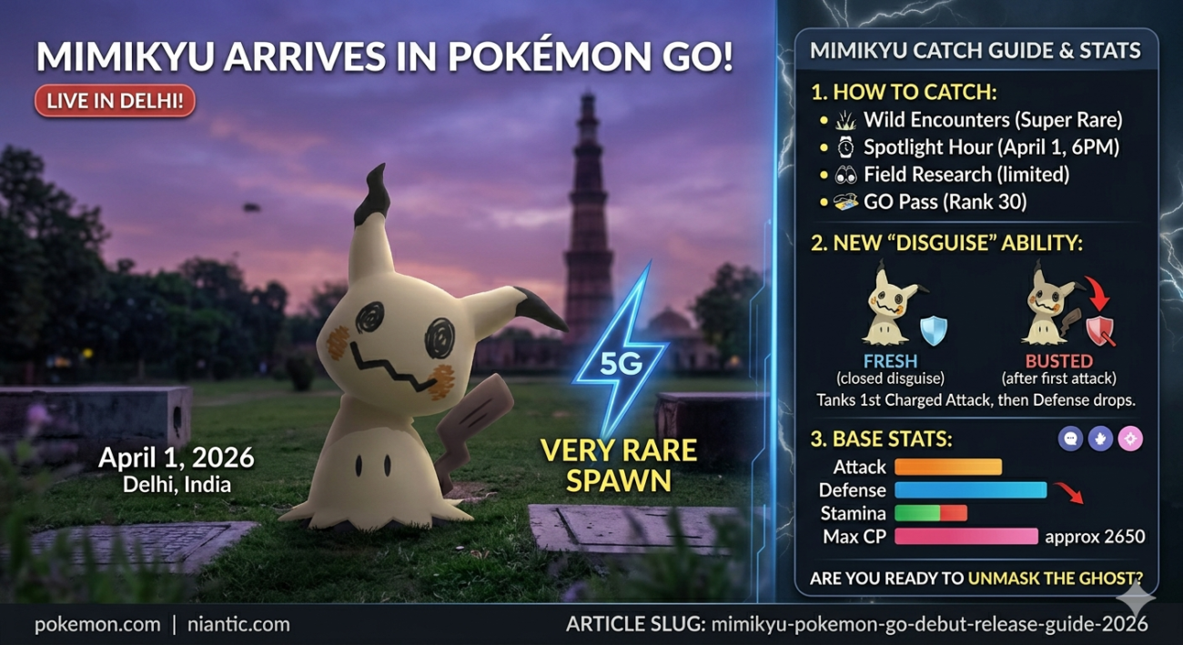 Mimikyu Pokémon GO