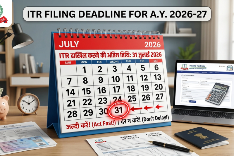 ITR filing last date 2026 के लिए विस्तृत मार्गदर्शिका और महत्वपूर्ण टिप्स